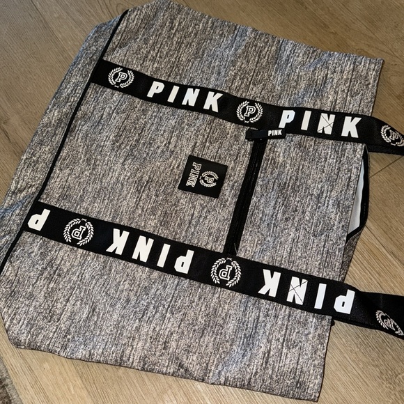 Victoria's Secret PINK Grey Tote Bag - Picture 4 of 8